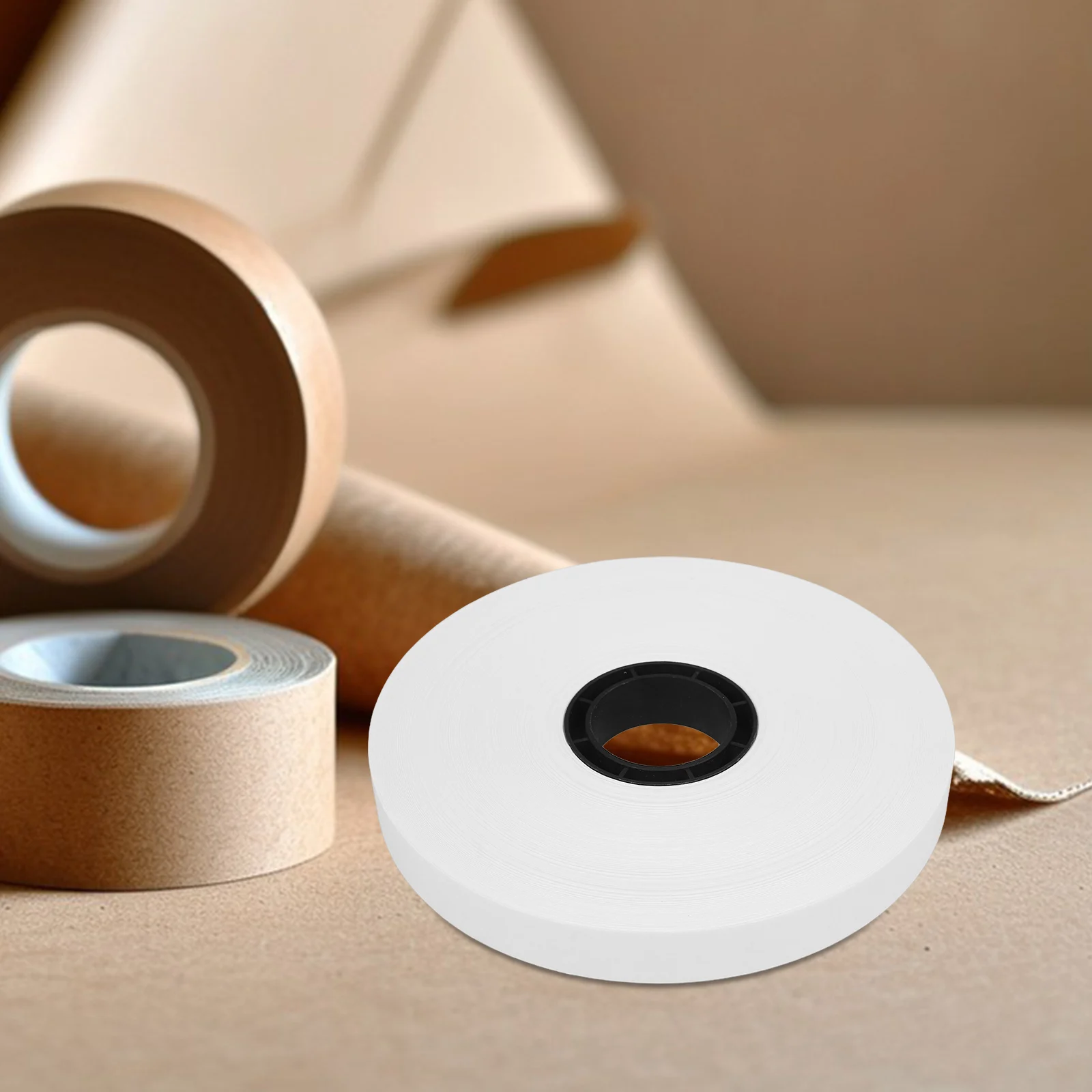 

Hot Melt Kraft Paper Tape for Heavy Duty Packaging Storage Moving White Temperature Resistance Bundle Seal Cardboard Box Wrap