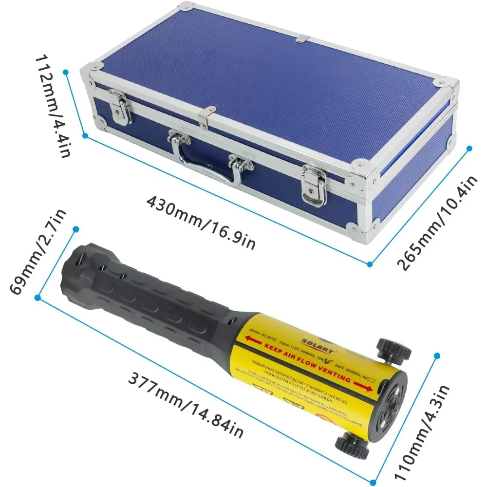 1KW Handheld Mini Nut Heater (including Host+6 Coils+2 Free Wires+aluminum Box)