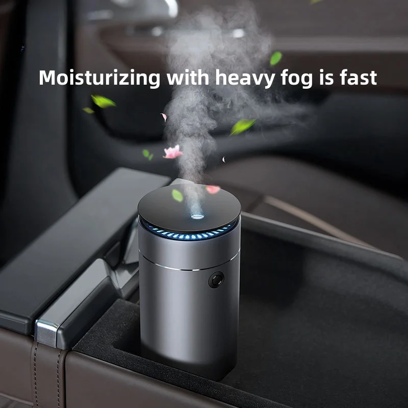 

Car Diffuser Humidifier Auto Air Purifier Air Freshener with LED Light For Car Aroma Aromatherapy Diffuser