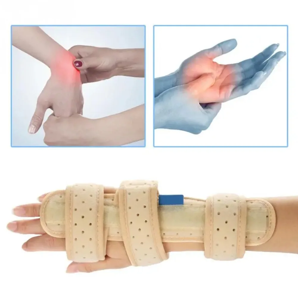 

Hand Aluminum Splint Strap Carpal Tunnel Splint Fingers Palm Bone Fracture Fixed Orthosis Plate Wrist Support Finger Braces