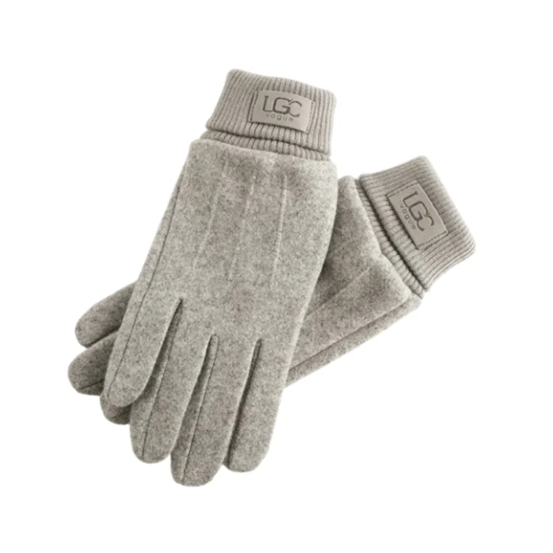 AliExpress Women Warm Touch Screen Gloves Winter Cashmere Gloves Cold Protection Full Finger Mittens Outdoor Cycling Thick Woolen Gloves