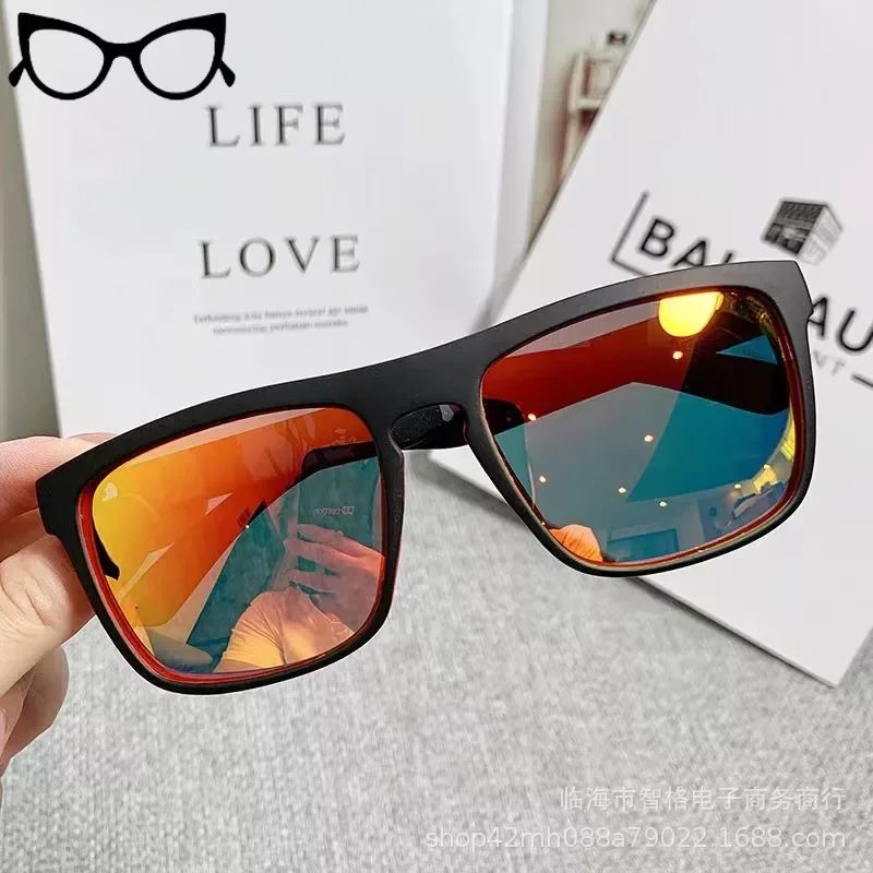 Fashion Square Vintage Polarized Sunglasses Men Women Retro Driving Fishing Luxury Brand Designer Sun Glasses UV400 Eyewear