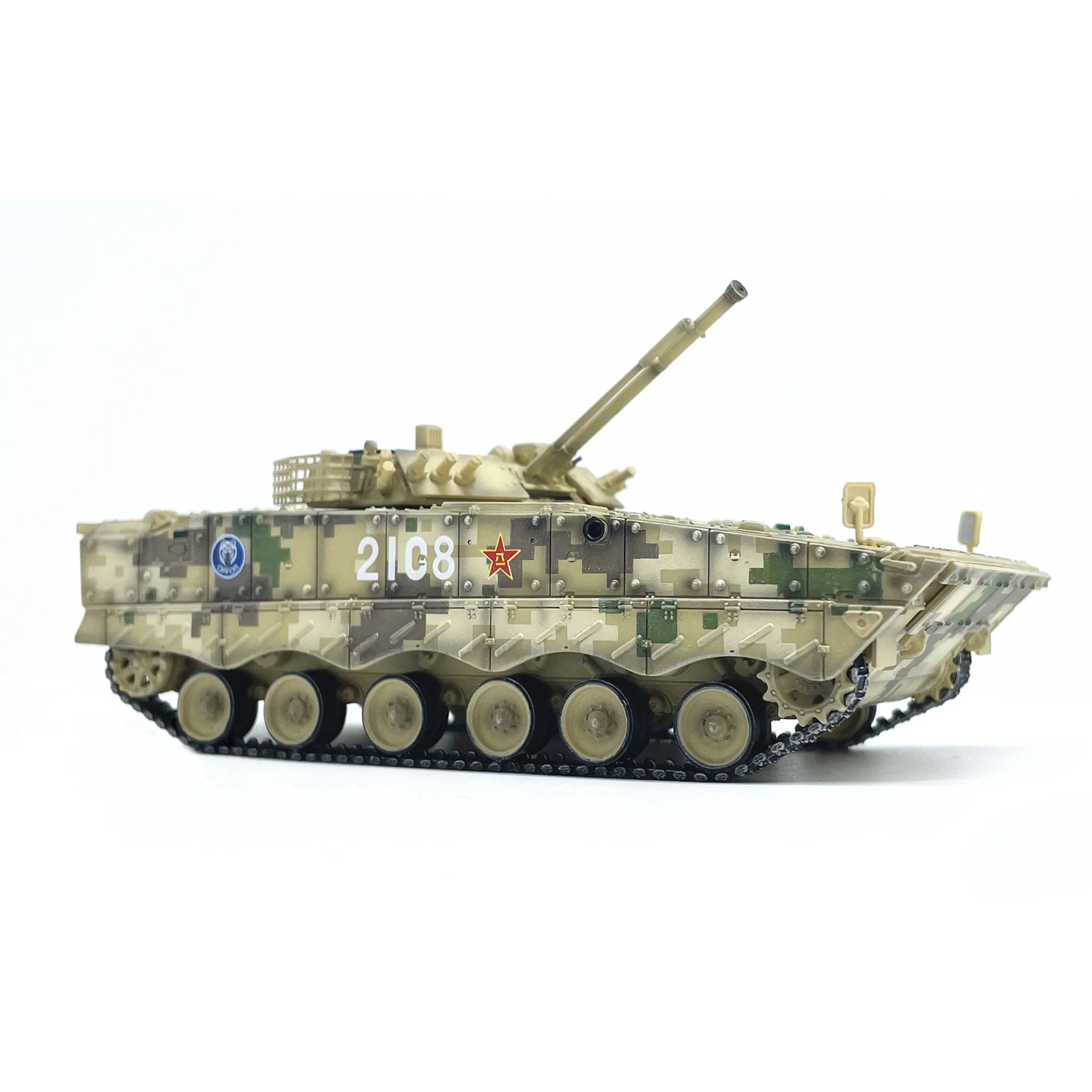 1: 72 UNS China 04A tracked infantry armored vehicle model (practicing desert camouflage) Finished product model