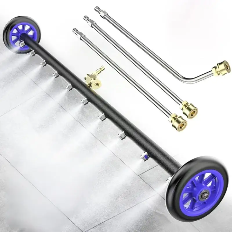 

Combined Tall Pressure Washer Nozzle with 10 Cavities and 3 Firm Steel Rod for Car Home Outdoor Cleaning M4YD