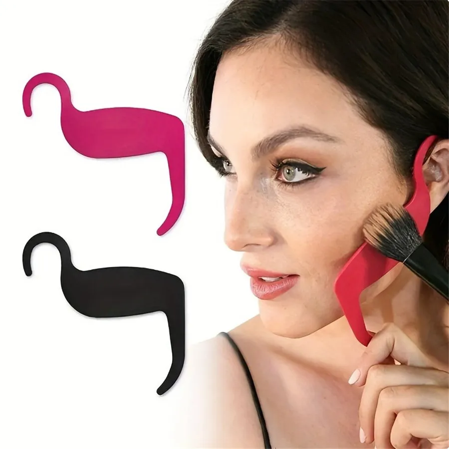 Make-up-Konturschablone – perfekter Augenbrauenformer und Eyeliner-Anleitung, langlebiges Beauty-Tool aus Kunststoff für makelloses Gesicht