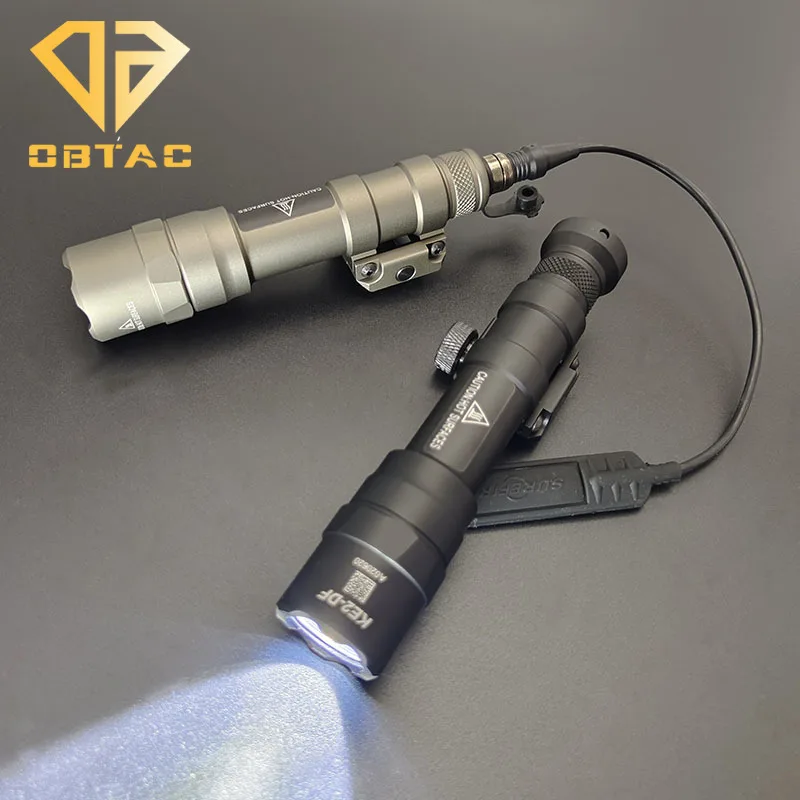 Airsoft Tactical Surefir M600 M600DF LED Scout Light High Power 1400 Lumen Weapon Flashlight Fit 20MM Rail Hunting Accessories