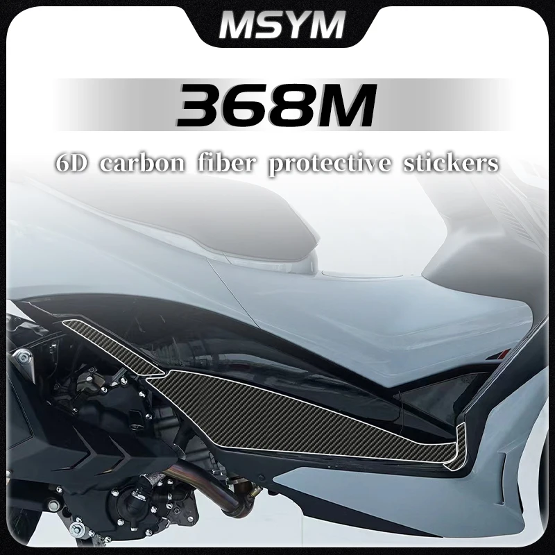 

For ZONTES 368 M ZT368M 368m 2024 6D Carbon fiber fuel tank sticker body protection sticker waterproof sticker and film matching