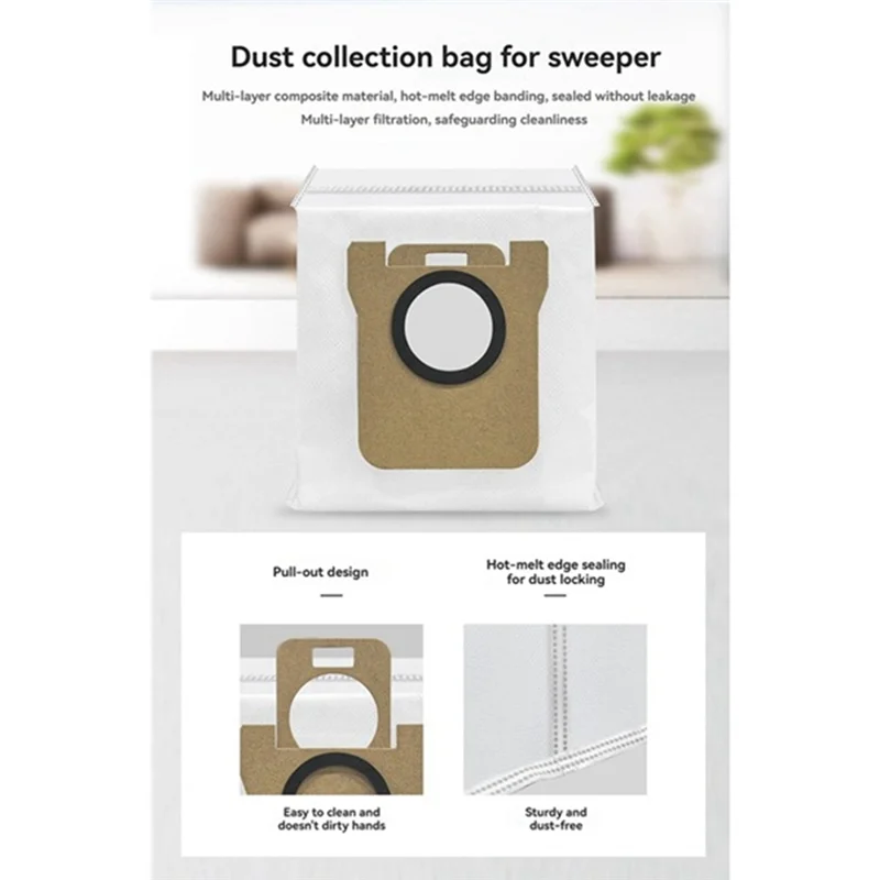 13PCS Replacement Parts For Xiaomi For Mijia M40S/OV31CN Vacuum Cleaner Main Roller Side Brush Hepa Filter Mop Dust Bags-A58E