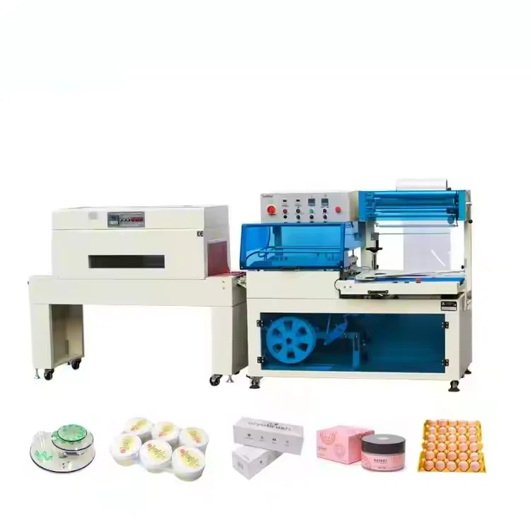 

Automatic L-bar Type Sealer With Conveyor Shrink Tunnel Shrink Wrap Packing Wrapper Machine