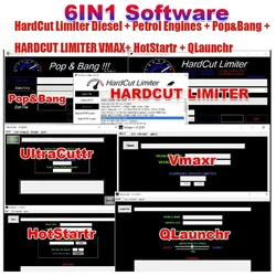 Yeni HardCut Sınırlayıcı Dizel - Benzinli Motorlar - Pop&Bang - HARDCUT LIMITER VMAX+ HotStartr + QLaunchr Yazılımı 6'Sİ 1 PAKET