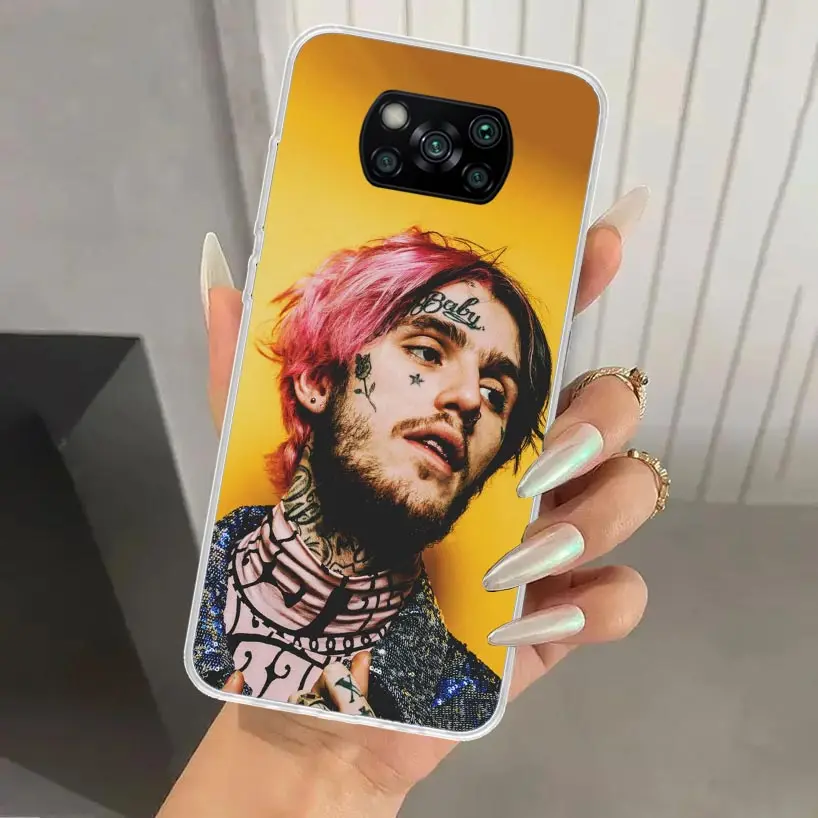 Lil Peep Singer Phone Case for Xiaomi Poco X6 X5 X4 X3 Nfc F6 F5 F4 GT F3 F2 Pro F1 M5S M4 M3 5G Soft Funda Print Shell