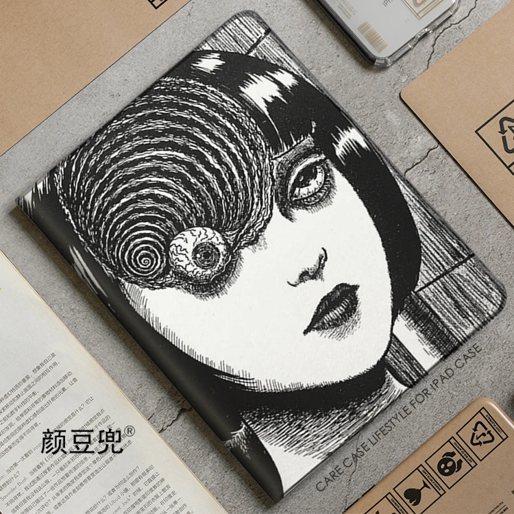 Чехол Junji Ito Fujiang Anime для iPad 10.2 9th 10th 11th Air 3 Mini 6 7, роскошный силиконовый чехол Pro 12.9 11 для iPad Air 4 5 6