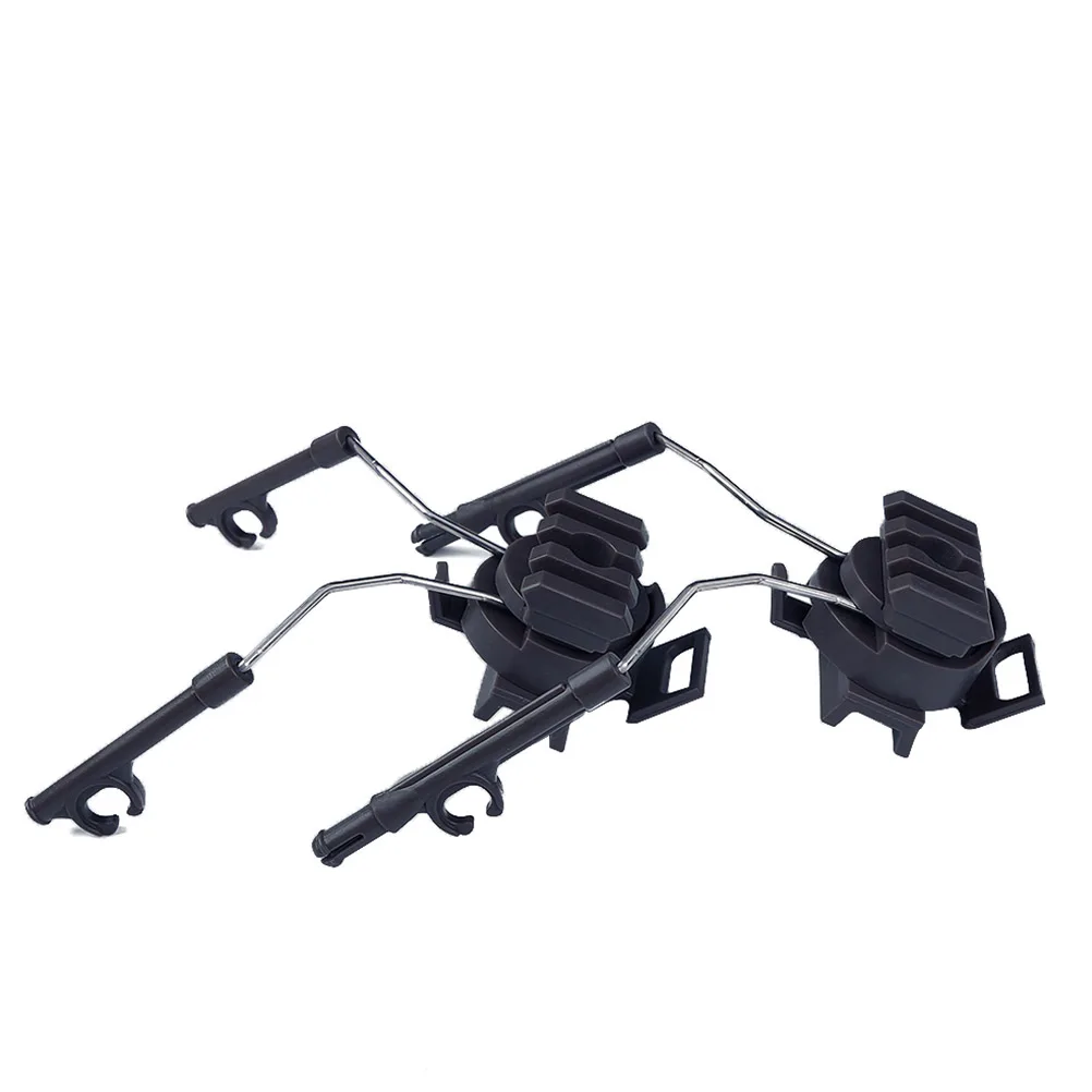 

Rail Adapter For Outdoor Headset Comtac Military Earphone Black Compatible With Helmet Gear Accessory