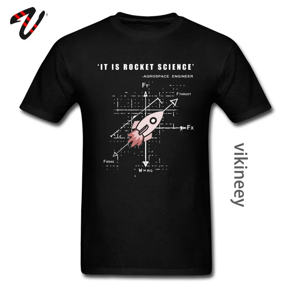 It Is Rocket Science Agrospace Engineer Men Casual Tops T Shirt Top Quality Cotton Breathable Tshirt Loose Fashion Print T-Shirt