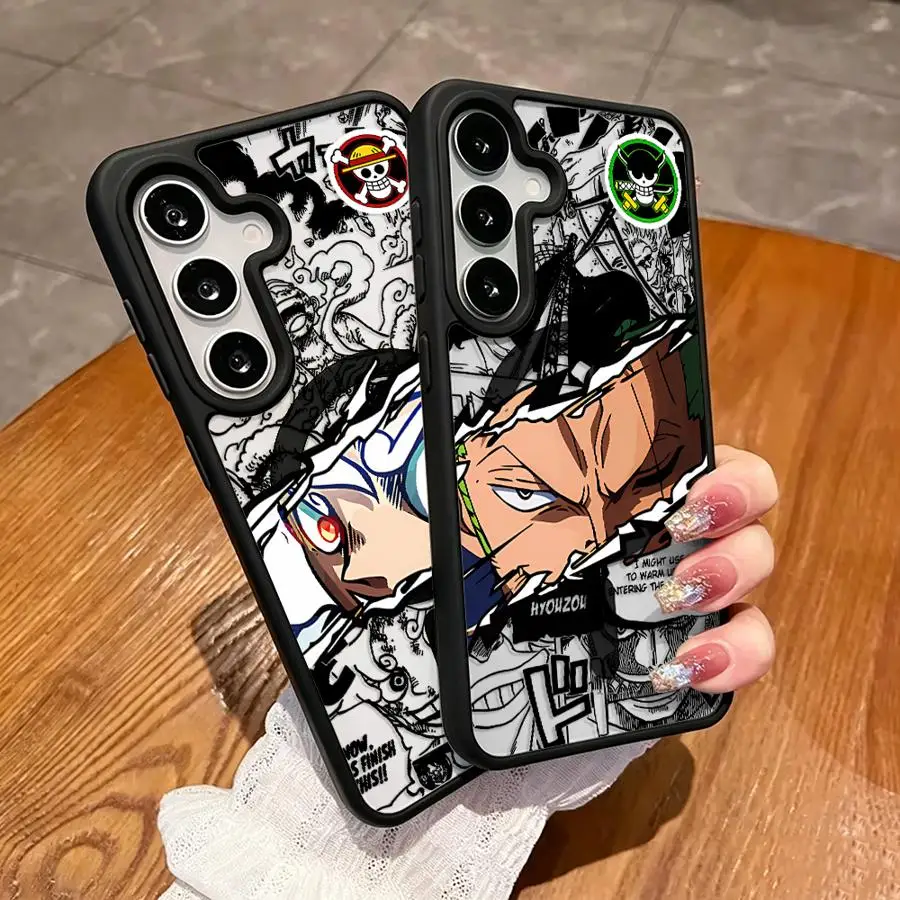 Case for Samsung Galaxy S26 S26+ Ultra S25 Plus S24 FE S22 S23 S24+ S25 S23+ Magnetic Phone Cover Hot Ones Pieces Luffys