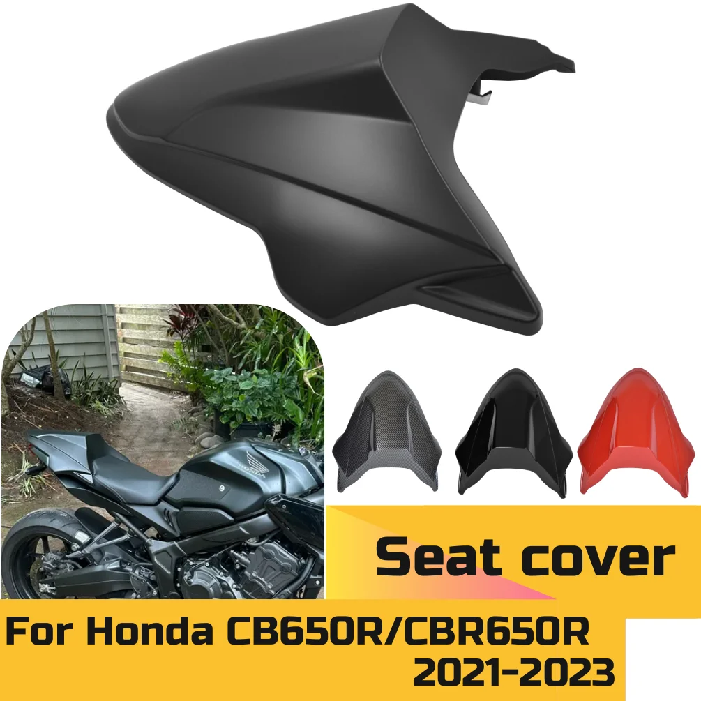 For Honda CB CBR 650R 2021 2022 2023 CB650R CBR650R Rear Seat Cover Cowl Passenger Pillion Tail Fairing Motorcycle Accessories
