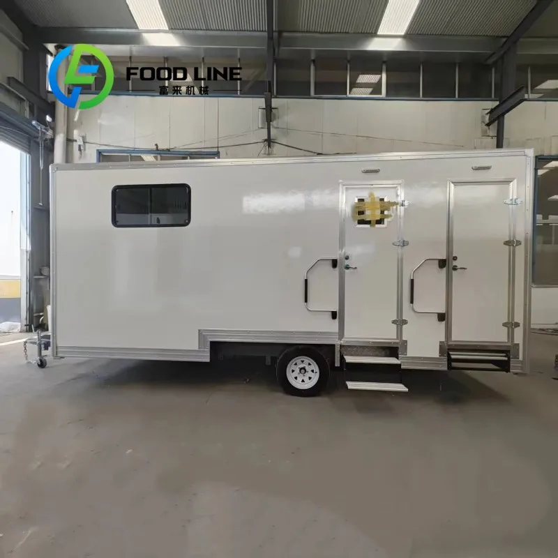 Portable Mobile Office Trailer Container House LED Ceiling Light Energy Saving System Pipeline Project Field Office Fast Ship