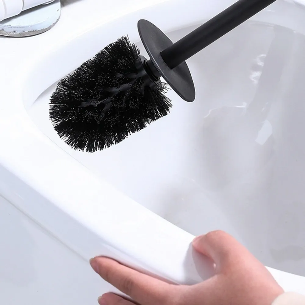 Splash-proof Cover Toilet Brush Set Removable inner cylinder Stainless Steel Toilet Cleaning Brush Rustproof No Dead Angle