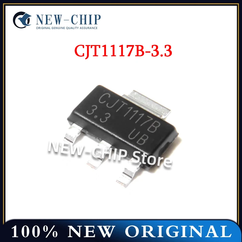 50PCS-500PCS/LOT  CJT1117B-3.3   SOT-223  New Original