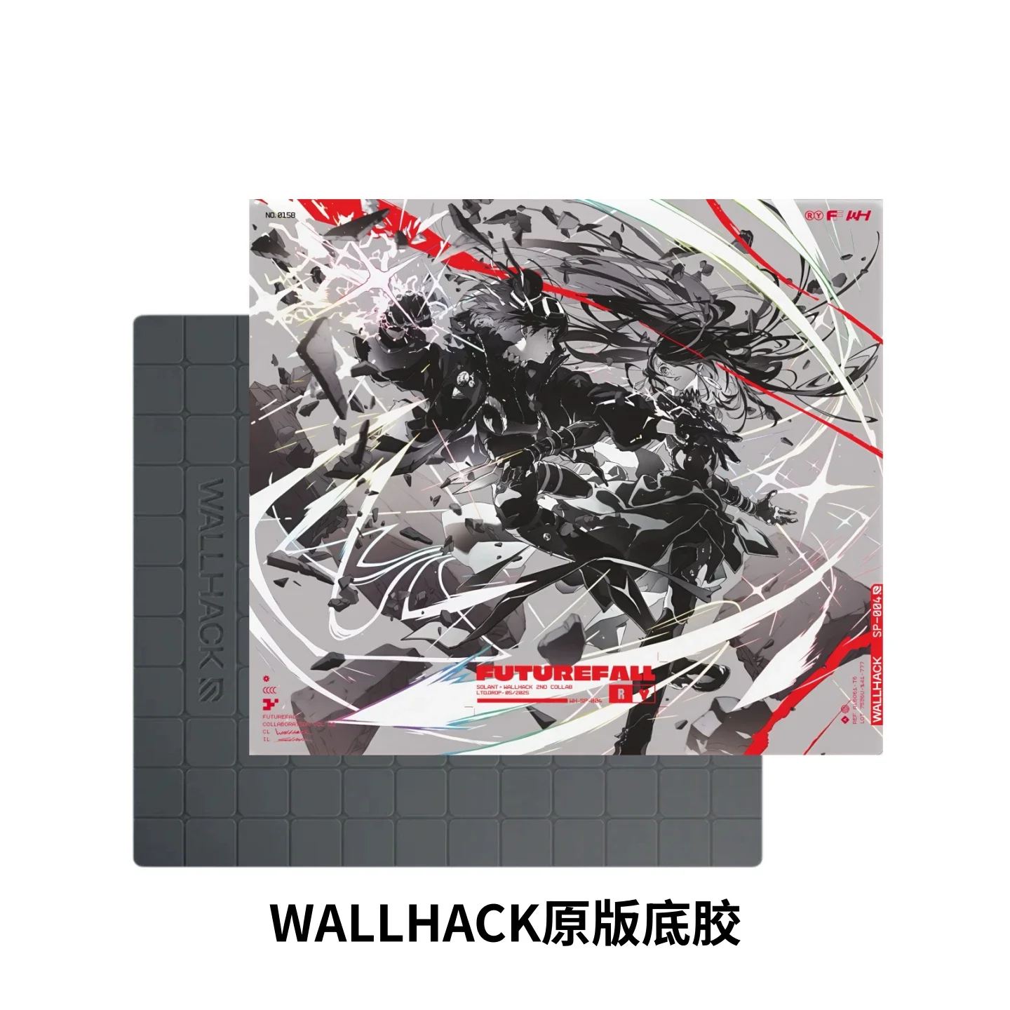 WALLHACK SP004 Futurefall glass mouse pad Gorilla Glass, Special Coating, Fully Covered Primer（copy)