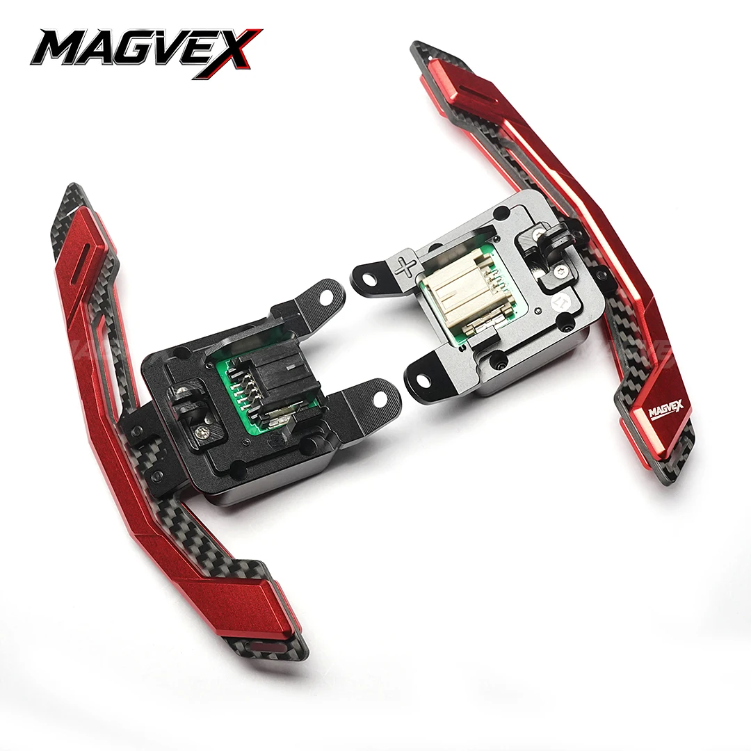 MAGVEX Magnetic Attraction Function For Cadilac CT4 CT5 Escalade V XT4 Carbon Aluminum Design Magnetic Paddle Shifters
