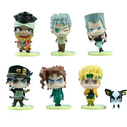 7pcs/set JoJo's Bizarre Adventure  Cute Figure Toys