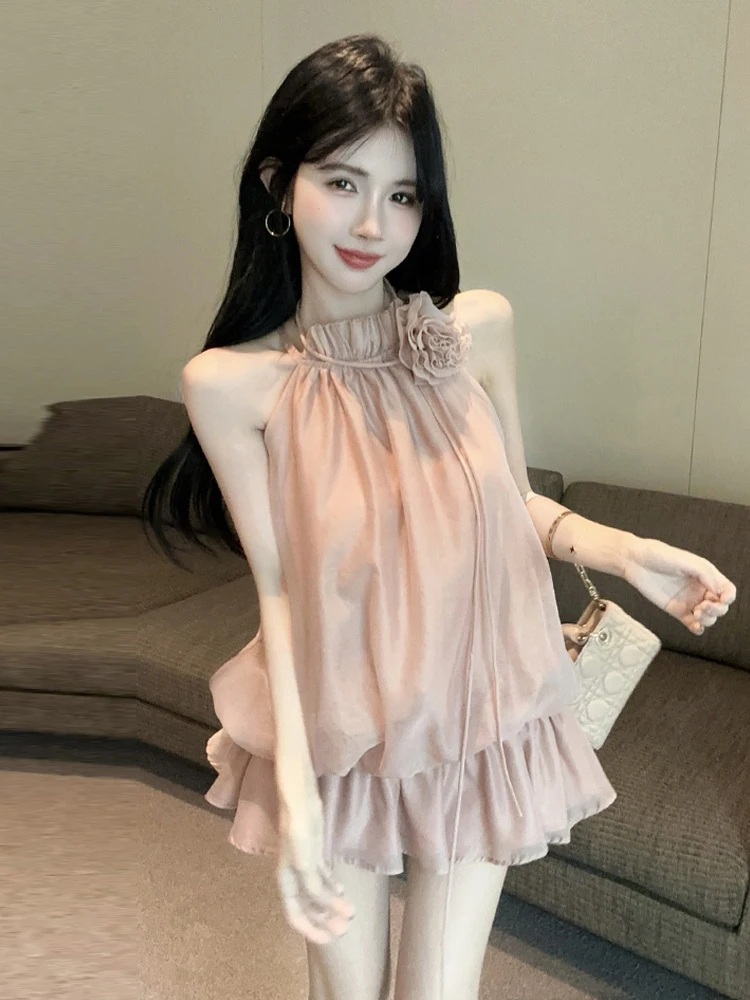 

Сексуальная сладкая и пряная юбка с цветочным принтом и плиссированной юбкой Dr с висящей талией для женщин