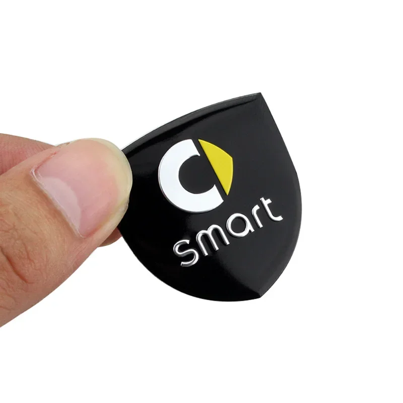35x34mm for Smart Fortwo Forjeremy 450 Prix Forfour Escooter Roadster Forspeed Car Sticker Badge Decal Decoration
