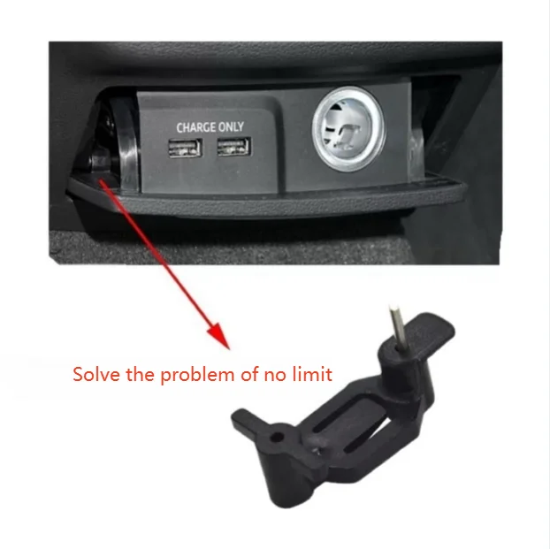 2017-2024 Replacement USB Socket Clip Rear Passenger Charging No OEM Number Tool-free Installation For A4LB9 2017-2024