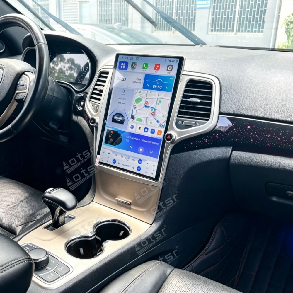 Qualcomm Octa Core Android 15 For Jeep Grand Cherokee 2014~2020 Car Radio Stereo IPS Wireless CarPlay Auto GPS DSP WiFi SWC