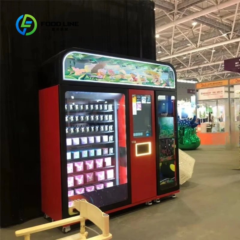 Customized Automatic Lucky Box Blind Toy Vending Machine Touch Screen Sticker Blind Box Lucky Box Vending Machine