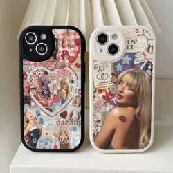 Singer S-Sabrina C-Carpenter Phone Case Hard Leather For iPhone 16 15 14 13 12 Mini 11 14 Pro Max Xs X Xr 7 8 Plus Fundas