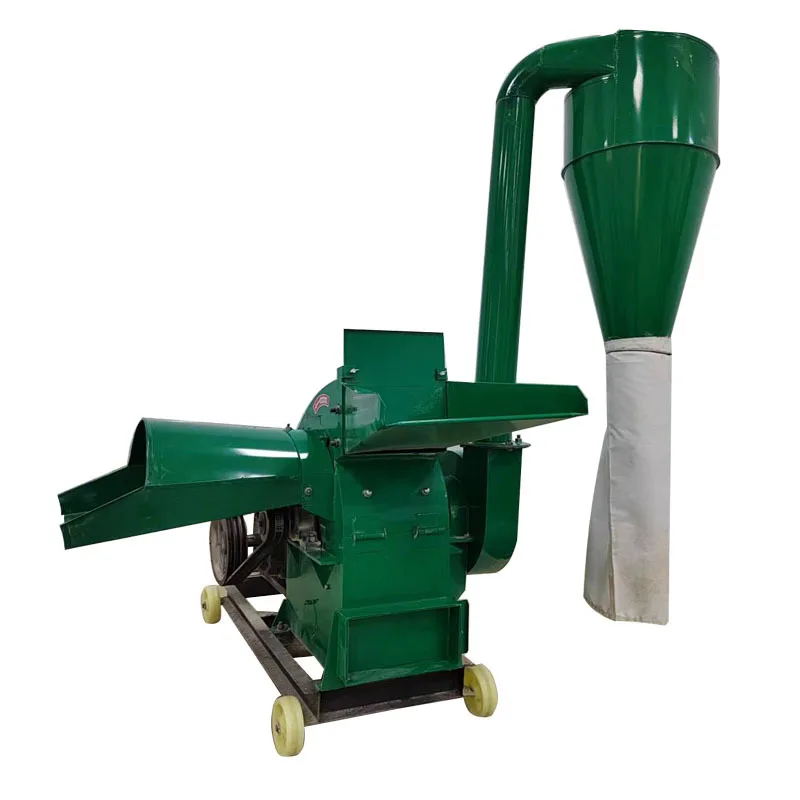 

Dry and wet double-port hammer grinder, Chinese herbal medicine five-spice seasoning mill, small corn feed grinder