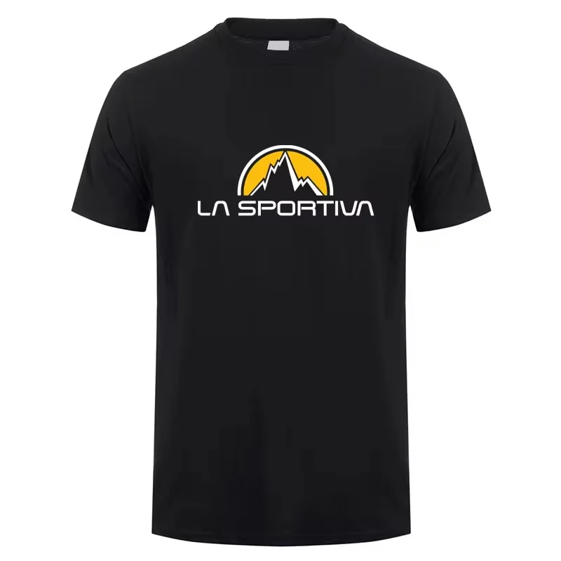 Summer Fashion La Sportiva Tshirts New Summer Short Sleeve Cotton Funny Casual T-Shirt for Men Tee Homme Top Camiseta