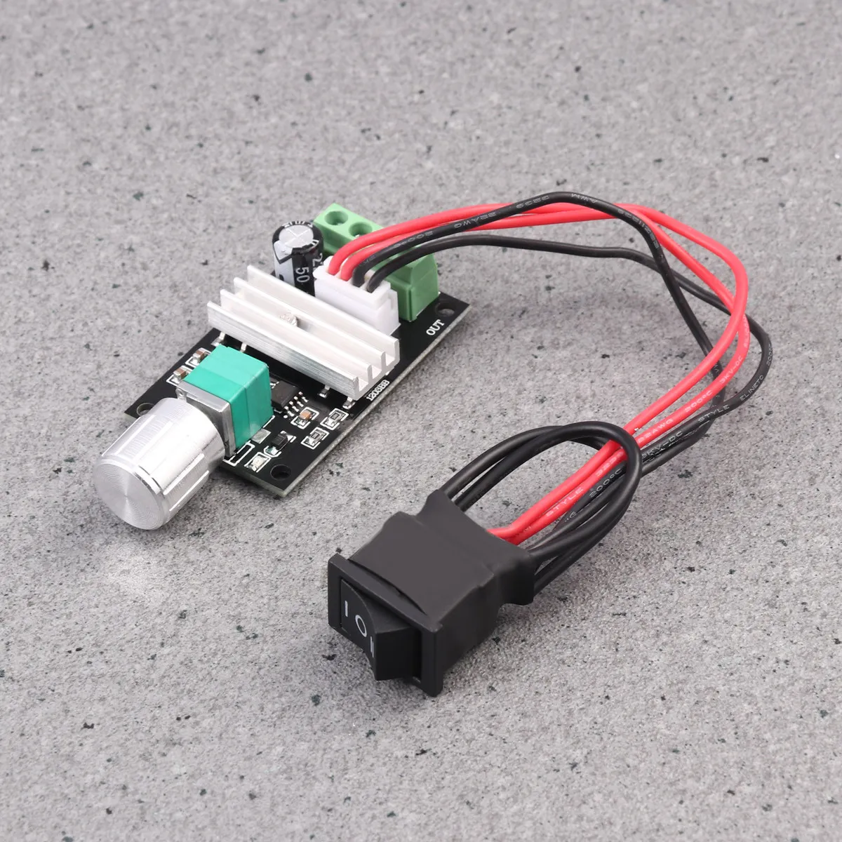 Pwm Motor Controller For Dc Motor Speed Control Makers 1203Bb Regulator Adjustable 6V 12V 24V 3A Noise- Reverse