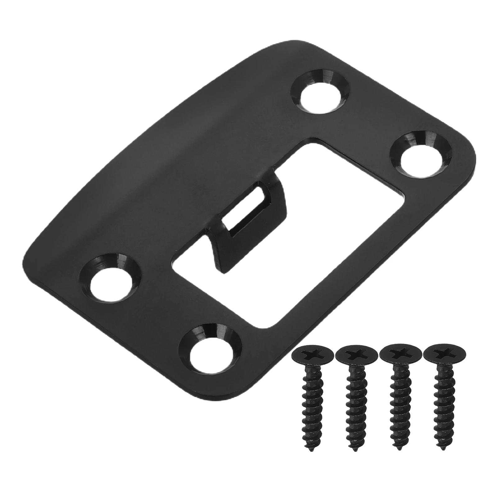 

1 Set Universal Stainless Steel Door Strike Long Latch Guard Plate Security Lock Protector For Home Office Warehouse Exterior