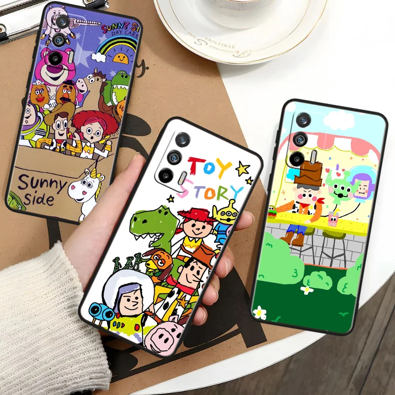 Disney Lightyear Cute For OPPO Realme GT Neo 5 SE 10 9i 8i 7i 6s 5 Narzo 50i 50A 240W Pro Plus Black Soft Phone Case