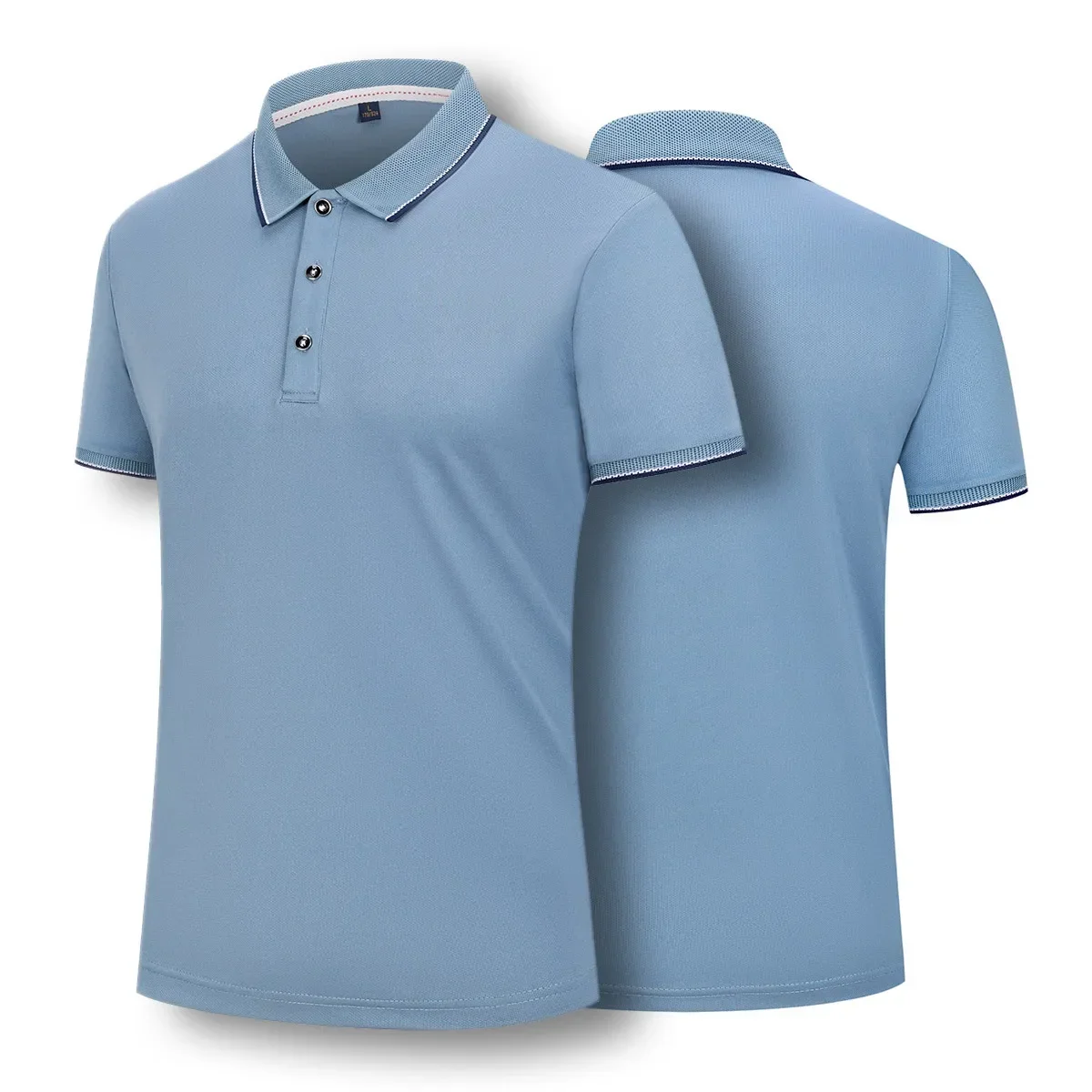 2025 Men's Polo Shirts Casual Trendy Short Sleeve Turn-down Collar Quick-drying Sports T-shirts Male New Fashion Clothes Tops