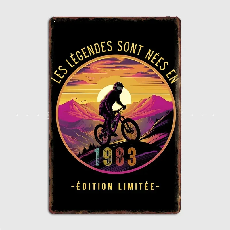 

Legends were born in 1983 Poster Retro Metal Posters Sign Garage Club Indoor Wall Room Decoration Home Decor