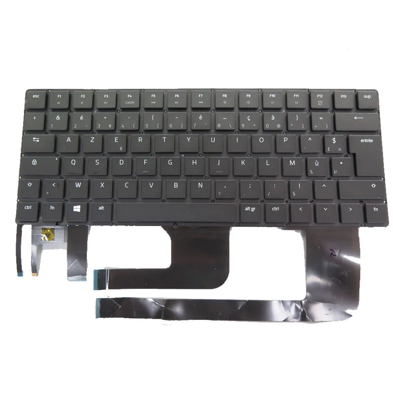 

Laptop Keyboard For RAZER Blade 12527648-00 12255325-00 12255324-00 12310758-00 US/FR/GR/UK/KR Black Without Frame With Backlit