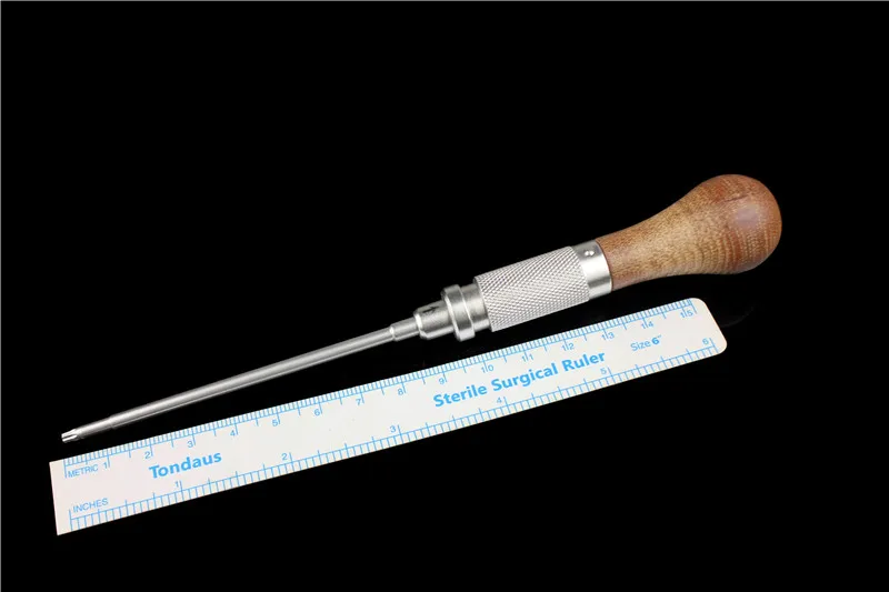 

Orthopaedic instruments medical Ao quick change straight handle small bone screw screwdriver head sliding animal pets star T8