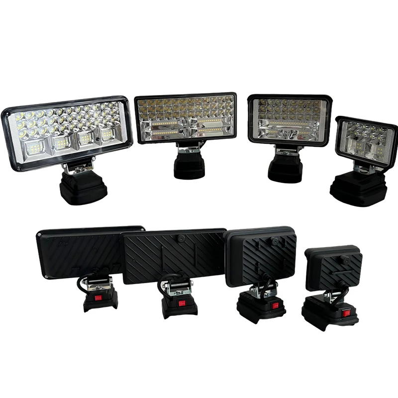 Rechargeable Lithium Battery Work Light Portable Decoration Building Booth Road Lighting Home Desktop Fast Delivery