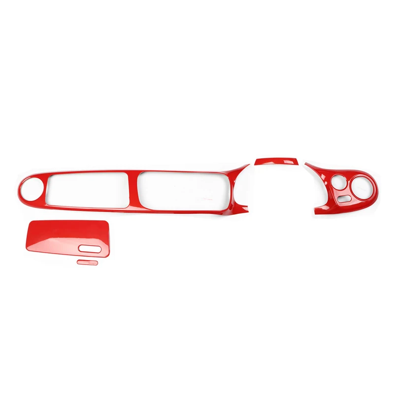 For Volkswagen Beetle 2013 14 15 16 17 18 19 Right Hand Drive Plastic Red Style Decoration Accessories Interior Trims Stickers