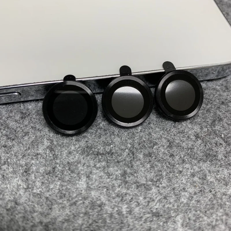 2-3 قطعة فيلم عدسة الكاميرا المعدنية آيفون 17 16Pro ماكس 15 زائد برو ماكس HD عدسة الزجاج المقسى آيفون 12 13 Mini 11Pro ماكس