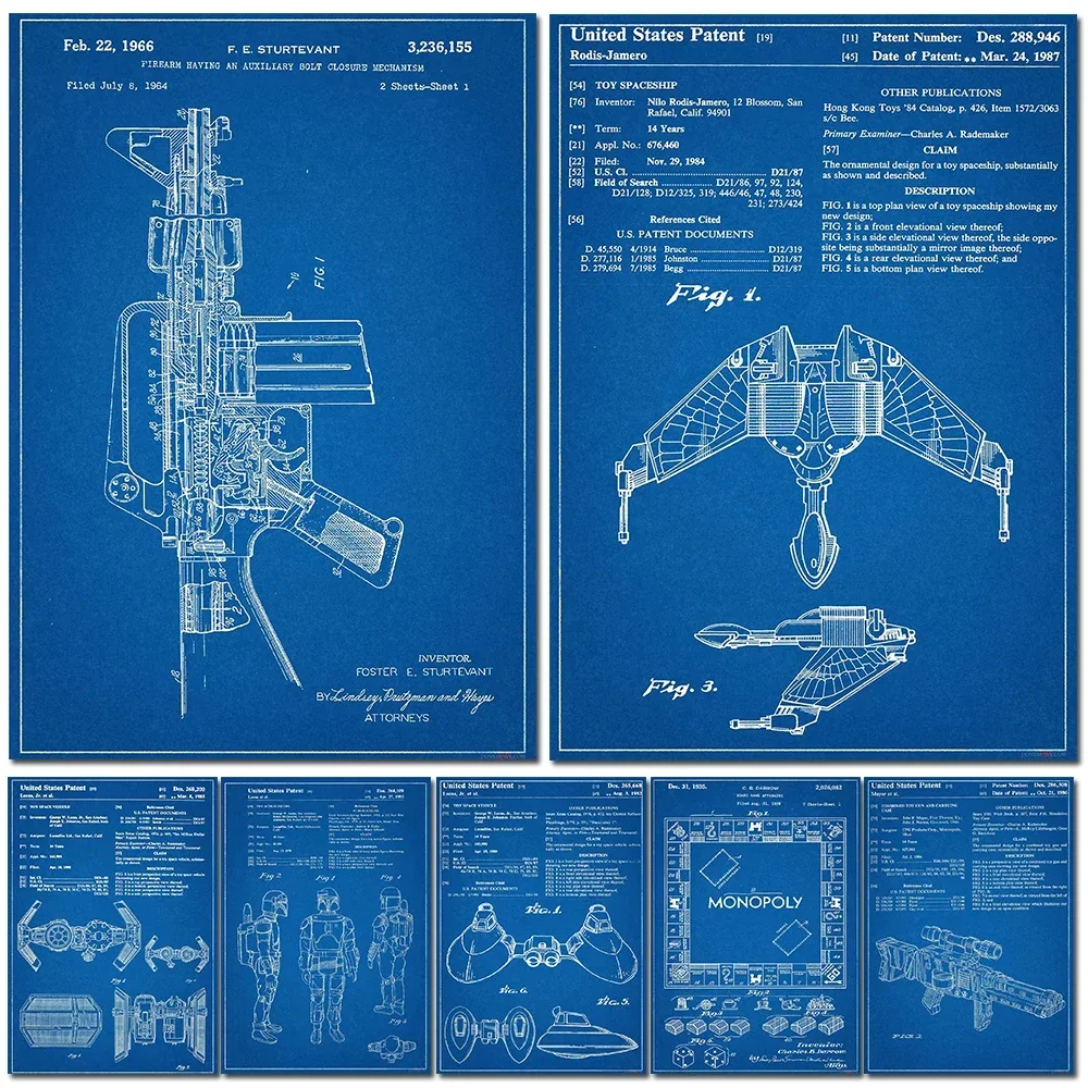 

Blueprint Design Drawings Paper Poster Vintage Art Print Metal Tin Sign Home Bar Cafe Room Decor Art Wall Painting