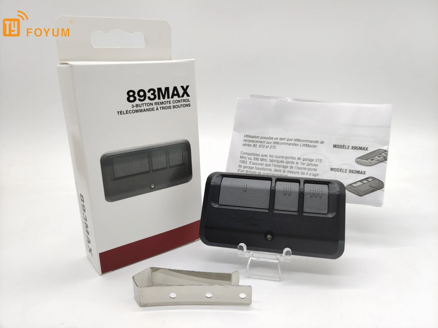 893MAX Remote Garage Door Opener New Universal For Chamberlain Liftmaster Craftsman