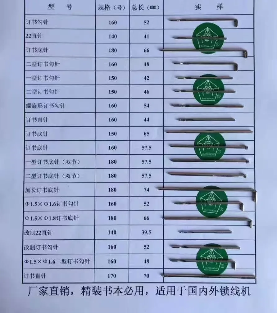 BOZ-1 Bookbinding Sewing Puncher Needle New Condition L=52mm