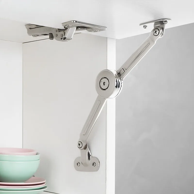 Stop up and down at will, turn the  cabinet, wardrobe, hydraulic stop at will, support rod, mechanical telescopic accessories