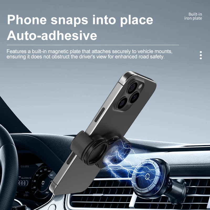 Double Ring Three Finger Back Clip Phone Holder Foldable Rotating Magic Ring Phone Ring Lazy Holder Ring Holder