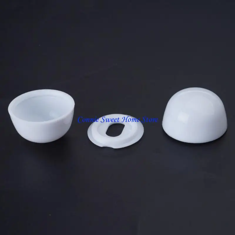 

LXAF 6Pcs Plastic Screw Hole Protectors Bathroom Fixture Covers Not Rust for Home